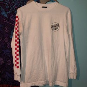 long sleeved Santa Cruz shirt. Size small
